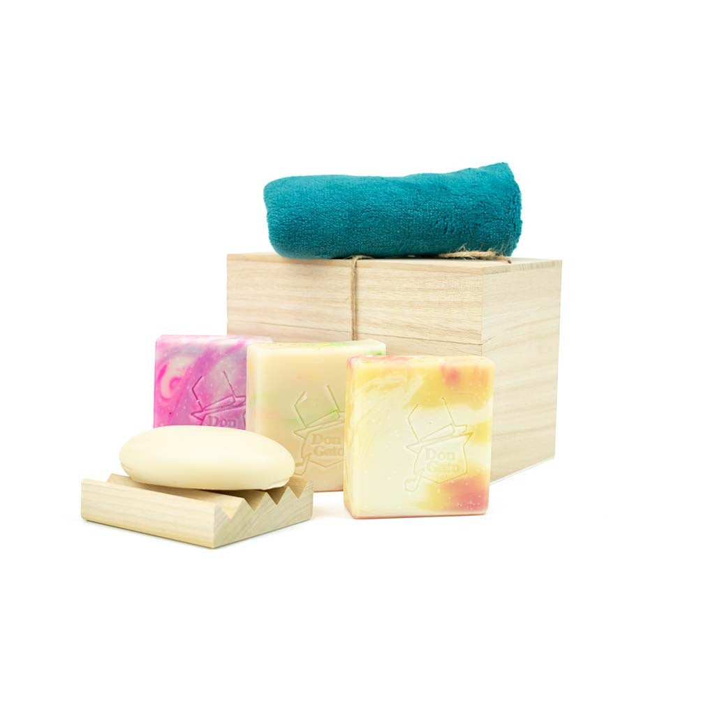 Deluxe Petals and Suds Wooden Gift Box