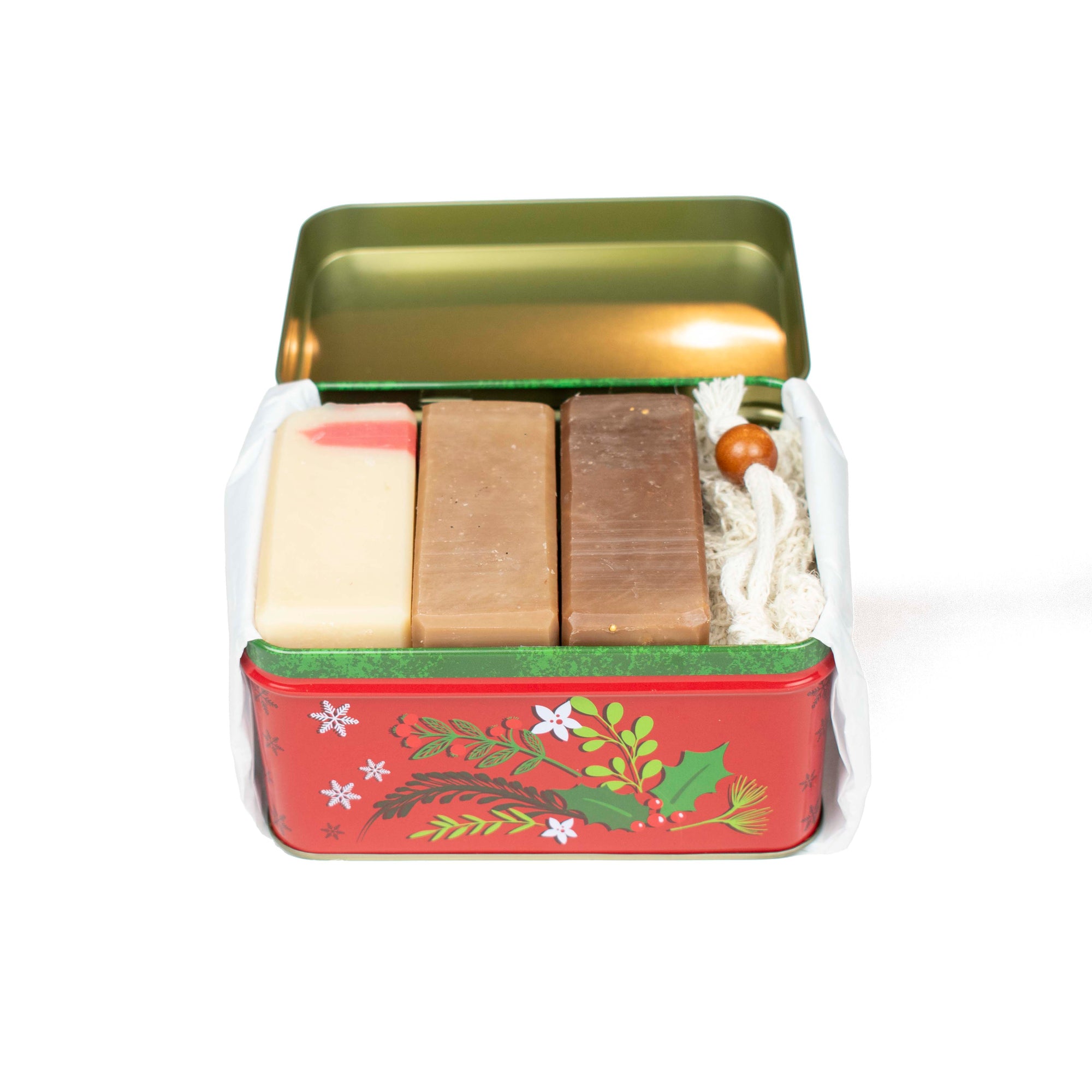 Christmas Three Bar Gift Tin Box